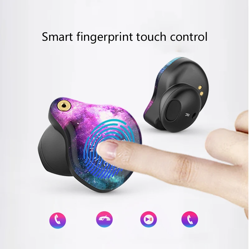 Touch TWS 5,0 Bluetooth 9D стерео наушники, беспроводные наушники IPX7, водонепроницаемые наушники, спортивные наушники с внешним аккумулятором 3600 мАч