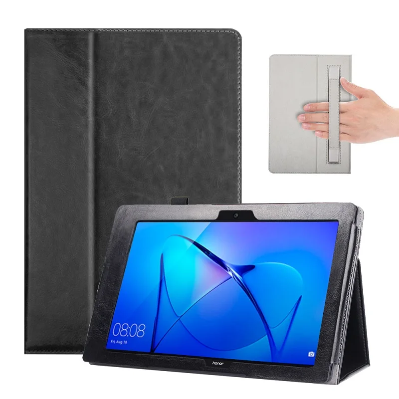 Чехол для планшета Huawei MediaPad T3 10 AGS-L09 AGS-L03 9 6 складной чехол с ремешком Honor Play Pad 2