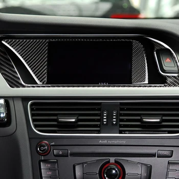 

For B8 A4 A5 S4 S5 GPS Panel Sticker Wear-resistant Replacement Car Interior Carbon Fiber