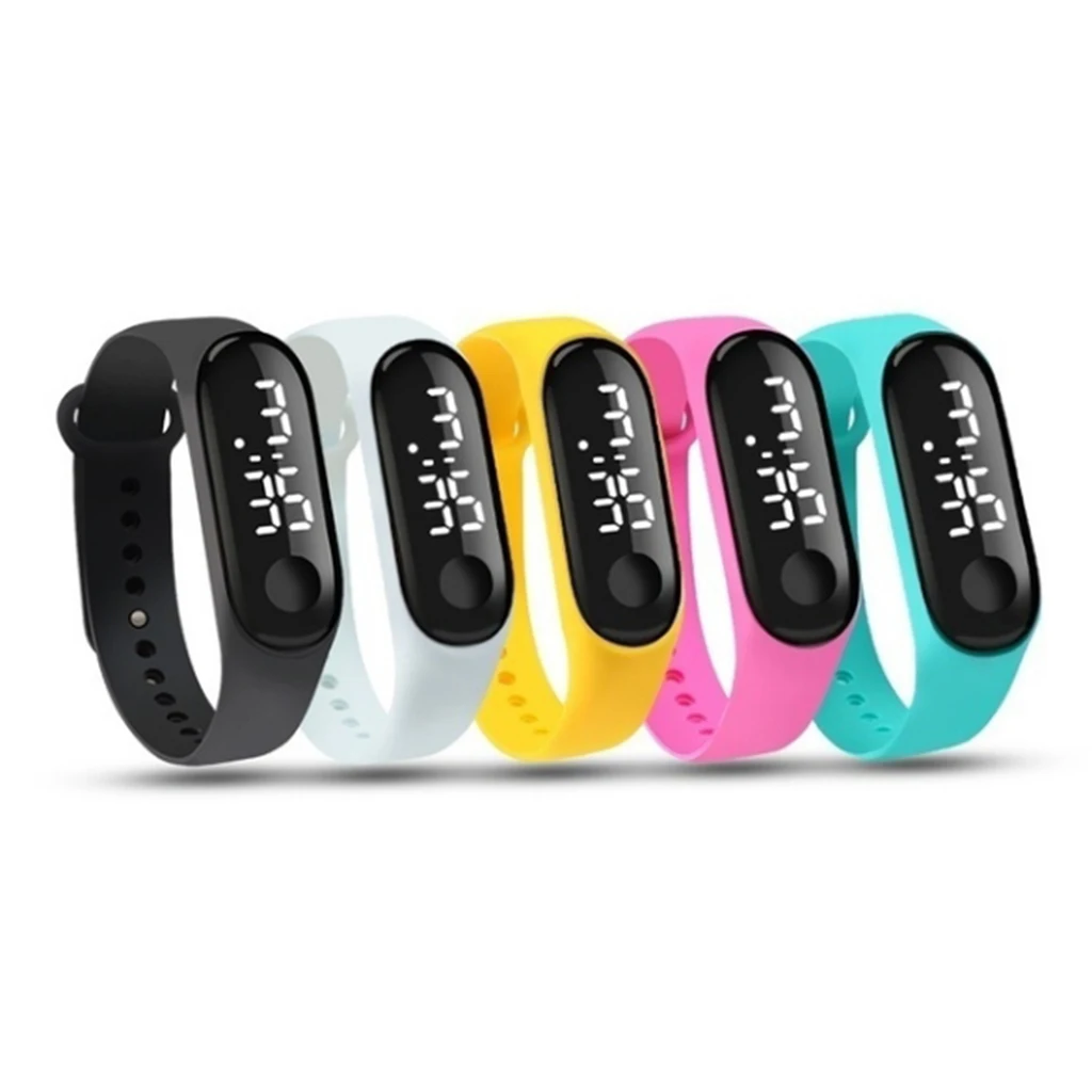 

Fashion Sports LED Digital Watch Luxury Touch Screen Silicone Strap Smart Band Watch Wristwatch Bracelet Men Women Smartwatch