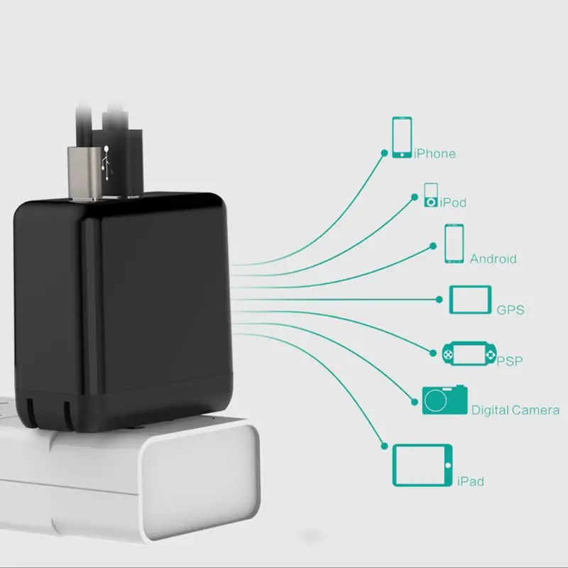 2 2 порта 36 Вт USB-C PD быстрое зарядное устройство домашний дорожный настенный зарядный адаптер со складной Американский штекер для iPhone samsung Galaxy мобильного телефона