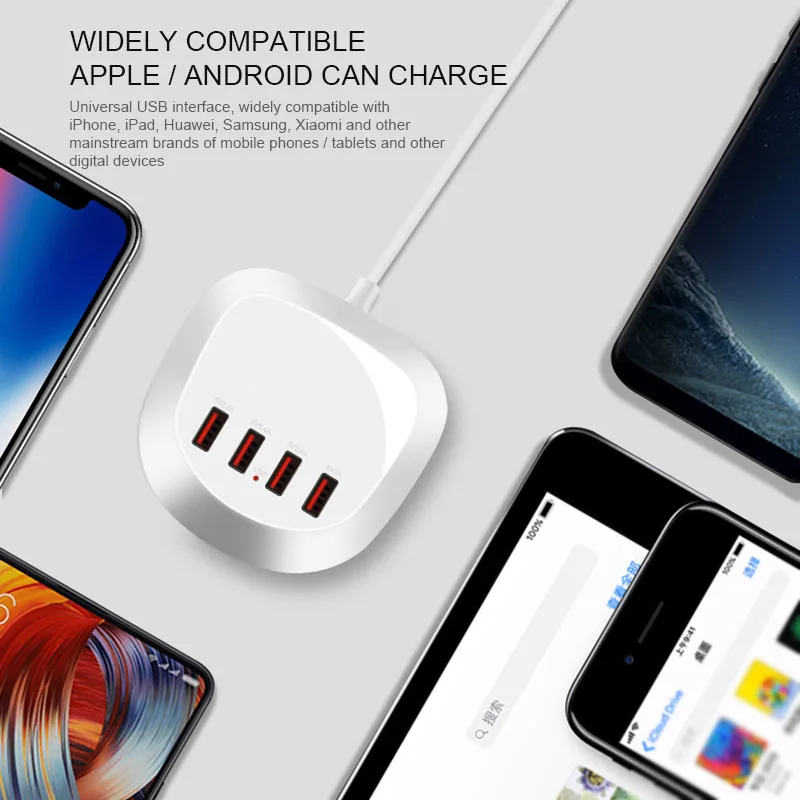 4 порта USB 100-240 в несколько USB настенных зарядных устройств адаптер для путешествий все в одном USB зарядное устройство штепсельная Вилка для путешествий зарядное устройство для телефона EU US UK AU вилка
