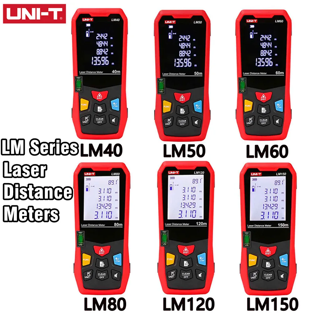UNI T LM Series Laser Distance Meters Millimeter Accuracy Physical and