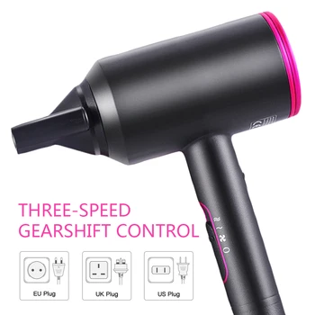 

Professional Hair dryer Salon Hair Dryer Strong Wind Dryer Hot &Cold Wind Negative Ionic Hammer Blower Dry Electric Hair dryer