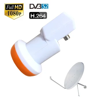 

DVB-S2 HD digital tv antenna Universal KU Band Single LNB Low Noise satellite tuner for cccam sks tv box satellite receiver Dish