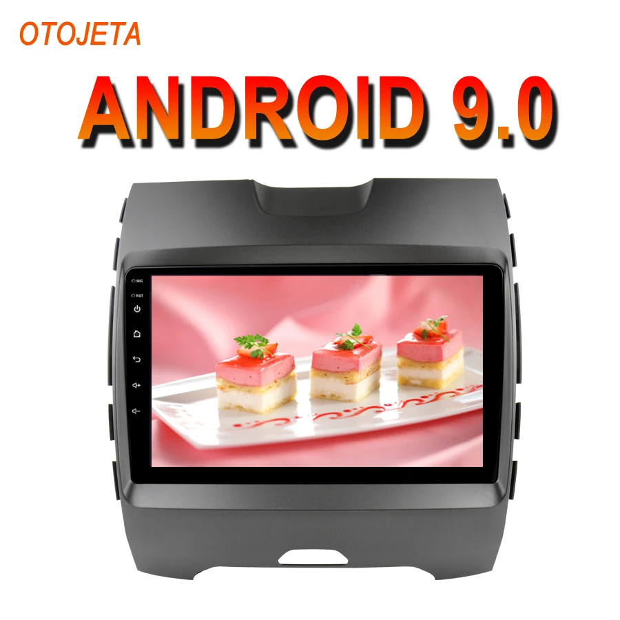 OTOJETA Android 9,0 2.5D экран автомобиля радио плеер для Ford Edge 2015-2018 bluetooth Мультимедиа Стерео gps Navi магнитофон
