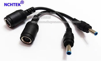 

NCHTEK DC 7.4x5.0mm Female to DC 4.5*3.0mm Male with Pin Power Adapter Connector Cable For HP Laptop/Free shipping/20PCS