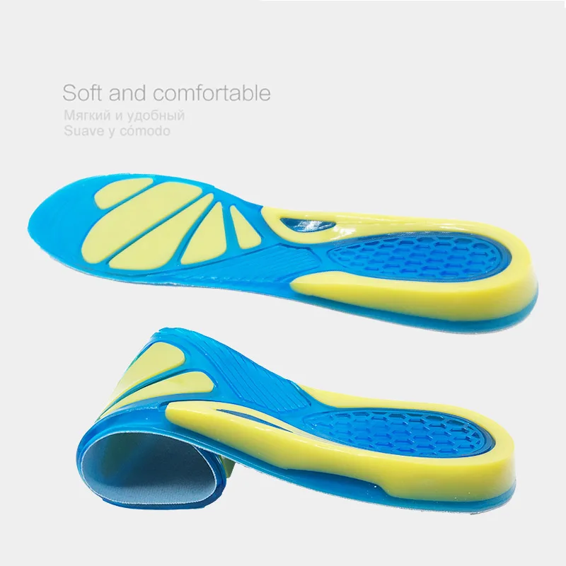 Силиконовые стельки, гелевые ортопедические стельки для ног, обувь для ног, спортивная стелька, амортизирующие стельки, ортопедические стельки
