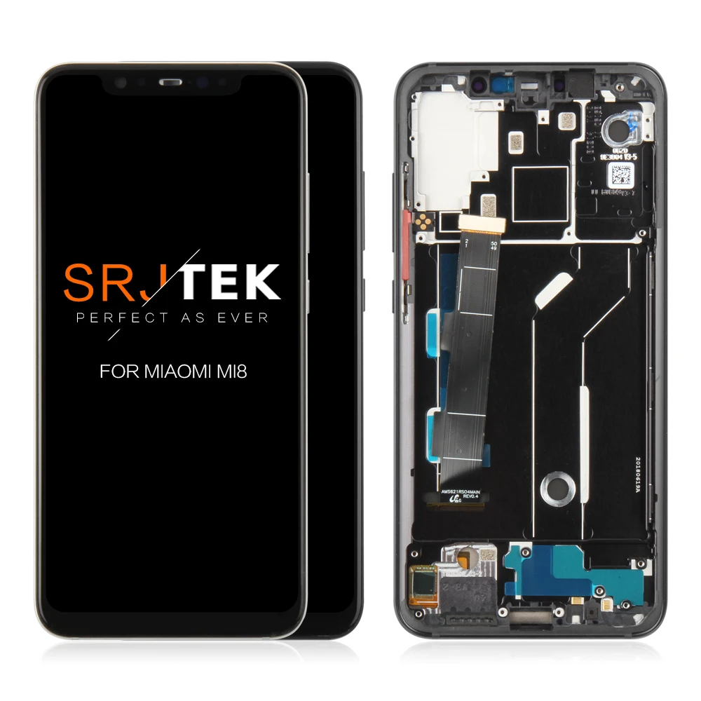 Super AMOLED/OLED дисплей для Xiaomi Mi8 ЖК сенсорный экран дигитайзер в сборе 6 21 &quotдля