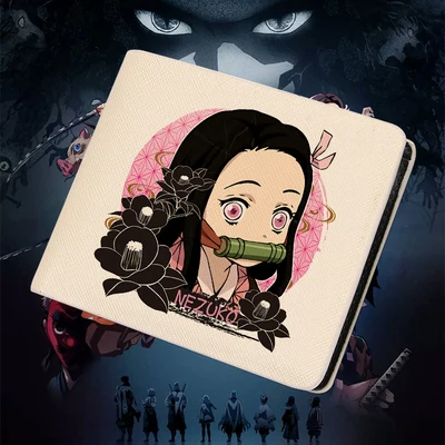 Demon Slayer: Kimetsu no Yaiba Kamado Tanjirou Kamado Nezuko Kanroji Mitsuri Rengoku Kyoujurou кошелек Косплей Iguro Obanai сумки