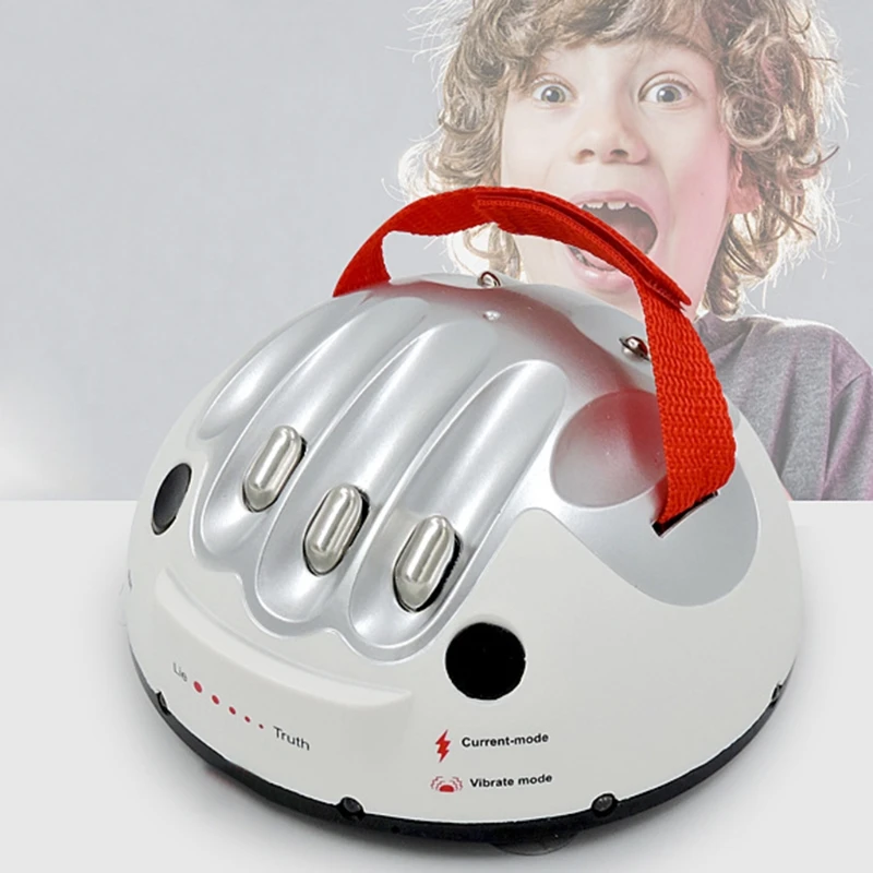 Tricky Funny Adjustable Polygraph Test Device, Micro Electric Shock Lie Detector for Shocking Liar Truth Party Game 4 Tricky Funny Adjustable Polygraph Test Device, Micro Electric Shock Lie Detector for Shocking Liar Truth Party Game 4