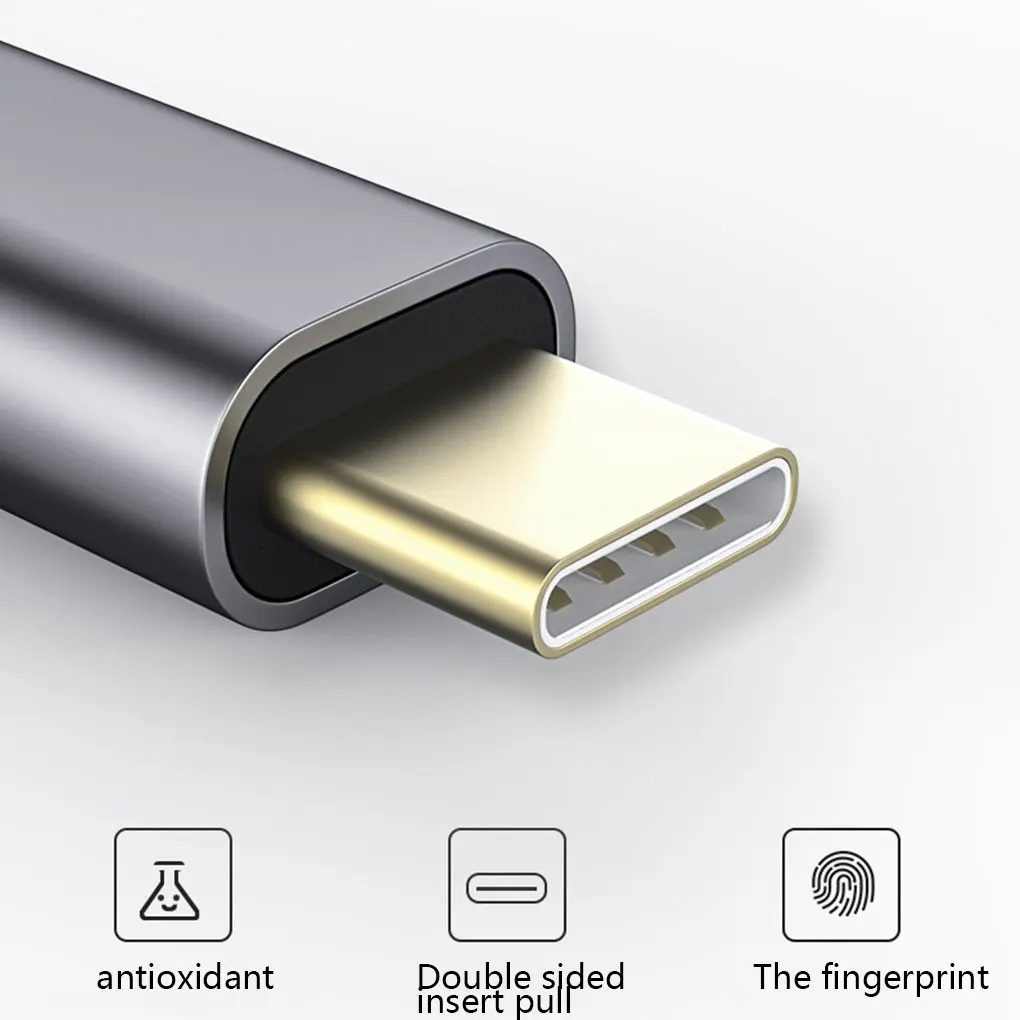 Видео адаптер type-c в HD из алюминиевого сплава USB-C типа телефона ноутбука к HDTV конвертер проектора