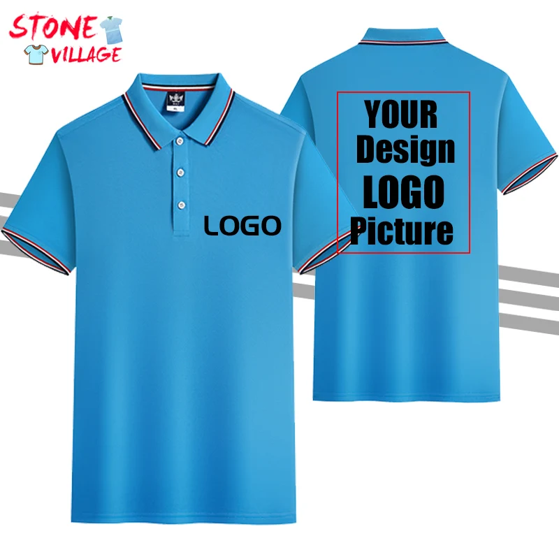 Оригинальные Высококачественные Новые мужские рубашки-поло с коротким рукавом