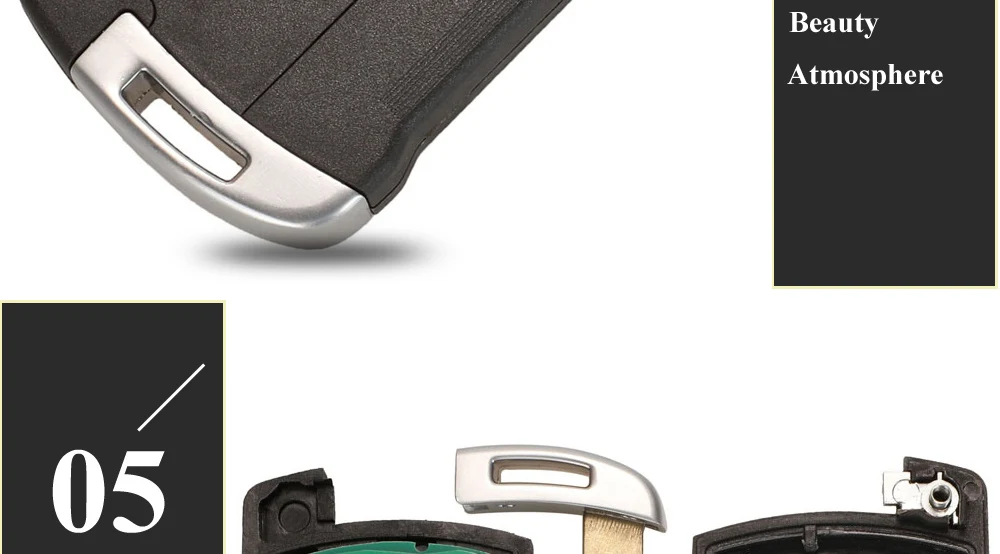 Keyforkess 4 pulsanti chiave a distanza Fob 315 / 315LP / 433Mhz / 868Mhz per la BMW Serie 7 E65 E66 con il circuito integrato ID46 7953 CAS1 sistema HU92 UNCUT - H1c3ff551bc874d0b885b0833adfca92eW