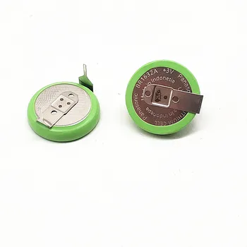 

1pcs Original BR1632A HAN 3V button battery with welded feet high temperature 125 degrees computer motherboard battery BR1632
