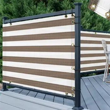 

Privacy Screen Cover Waterproof Durable Multifunction Sun Protection Cover Shield Privacy Screen Fence for Garden Backyard