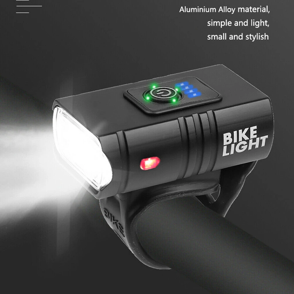 T6 LED Bicycle Front Light 6 Modes USB Rechargeable MTB Bike Cycling Front Lamp