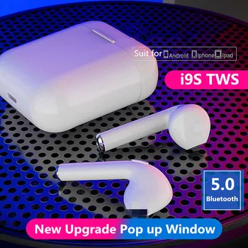 

i9s Tws Wireless Earphones Bluetooth Earphones Earbuds Handsfree in Ear Headset with Charging Box Mic For All Smartphones