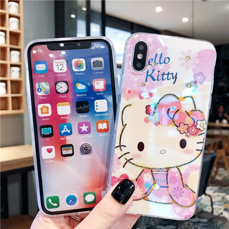 LISCN мультяшный чехол для телефона для IPhone 7Plus 8 Plus 6Plus 6 6S 7 8 11 11 pro Max X Xs Max Kitty Girl Iphone XR чехол для Iphone 6 Чехол