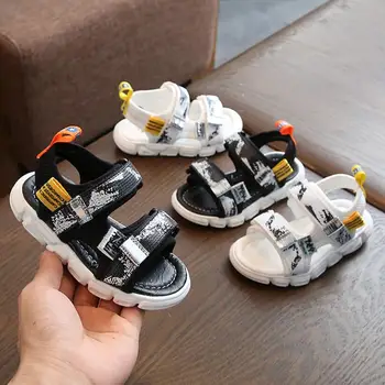 

2020 New Summer Children Beach Sandals Boys Girls Sandals Kids Shoes Open Toe Arch Support Sport Sandals for Princess Size 21-30
