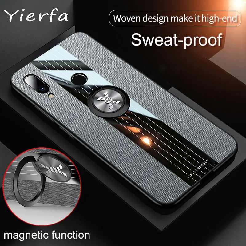 

Meizu Note 9 Case Soft Silicone Shockproof Bumper For Meizu M9 Note case Fabric Back Cover For Meizu Note 9 M9 Note Phone Cases