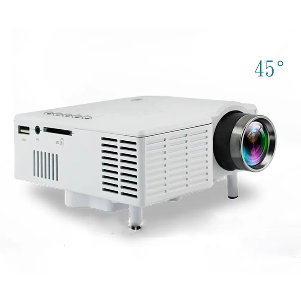 US Plus Uc28+ проектор домашний светодиодный мини микро Hd проектор подключение U диск компьютер мини проектор разрешение 320*240