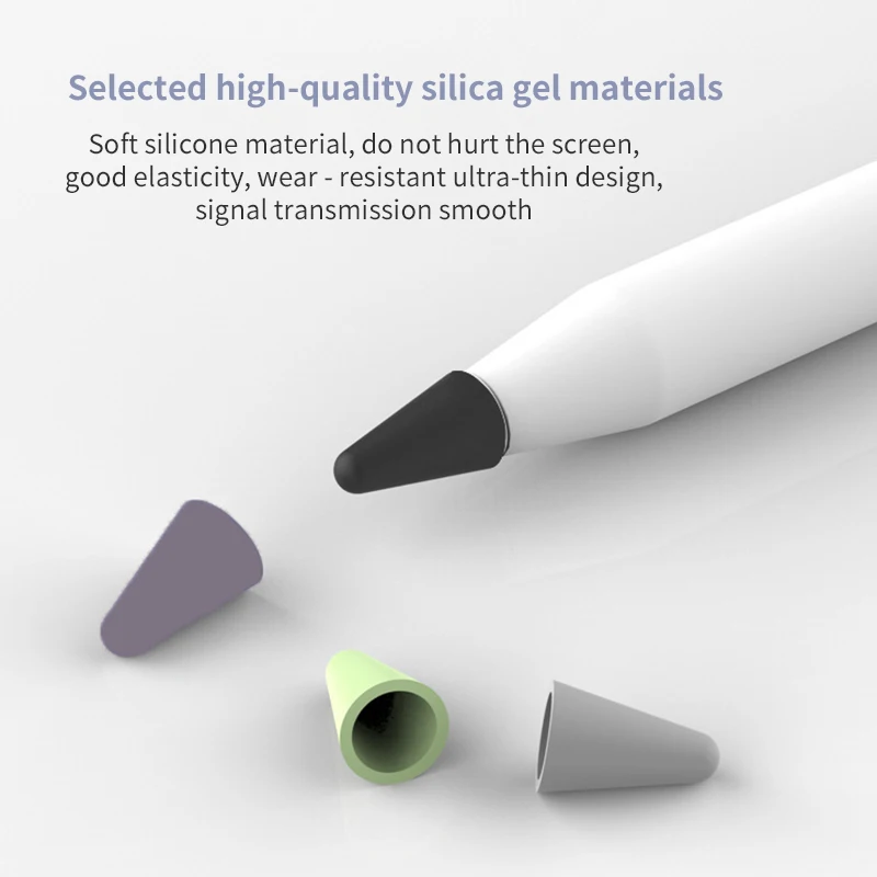 Для Ipad Pencil 1st и 2nd ультратонкий защитный наконечник Чехол Стилус силиконовый сменный защитный наконечник Чехол Стилус