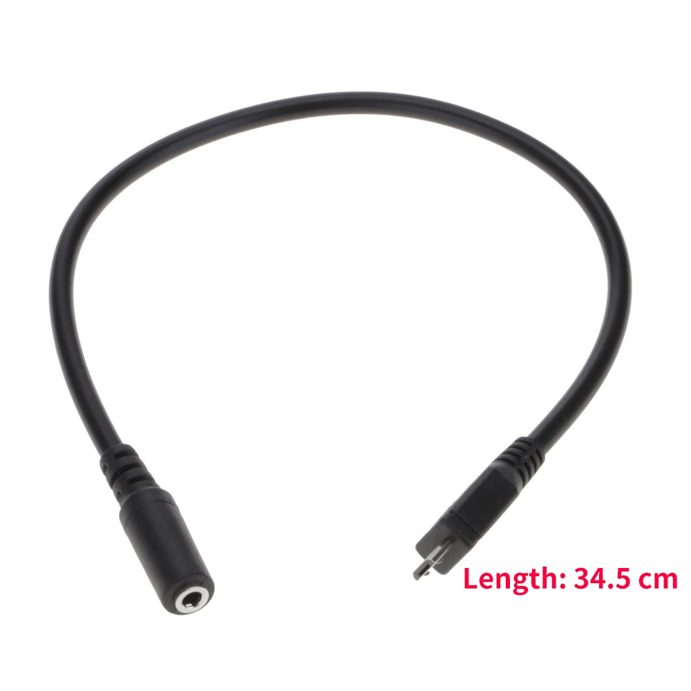 Micro USB штекер 3,5 мм Женский аудио разъем кабель наушники гарнитура адаптер шнур
