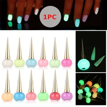 12 цветов 14 мл Модный лак для ногтей нетоксичный флуоресцентный неоновый светящийся гель лак для ногтей для светящихся в темноте ногтей красота для женщин