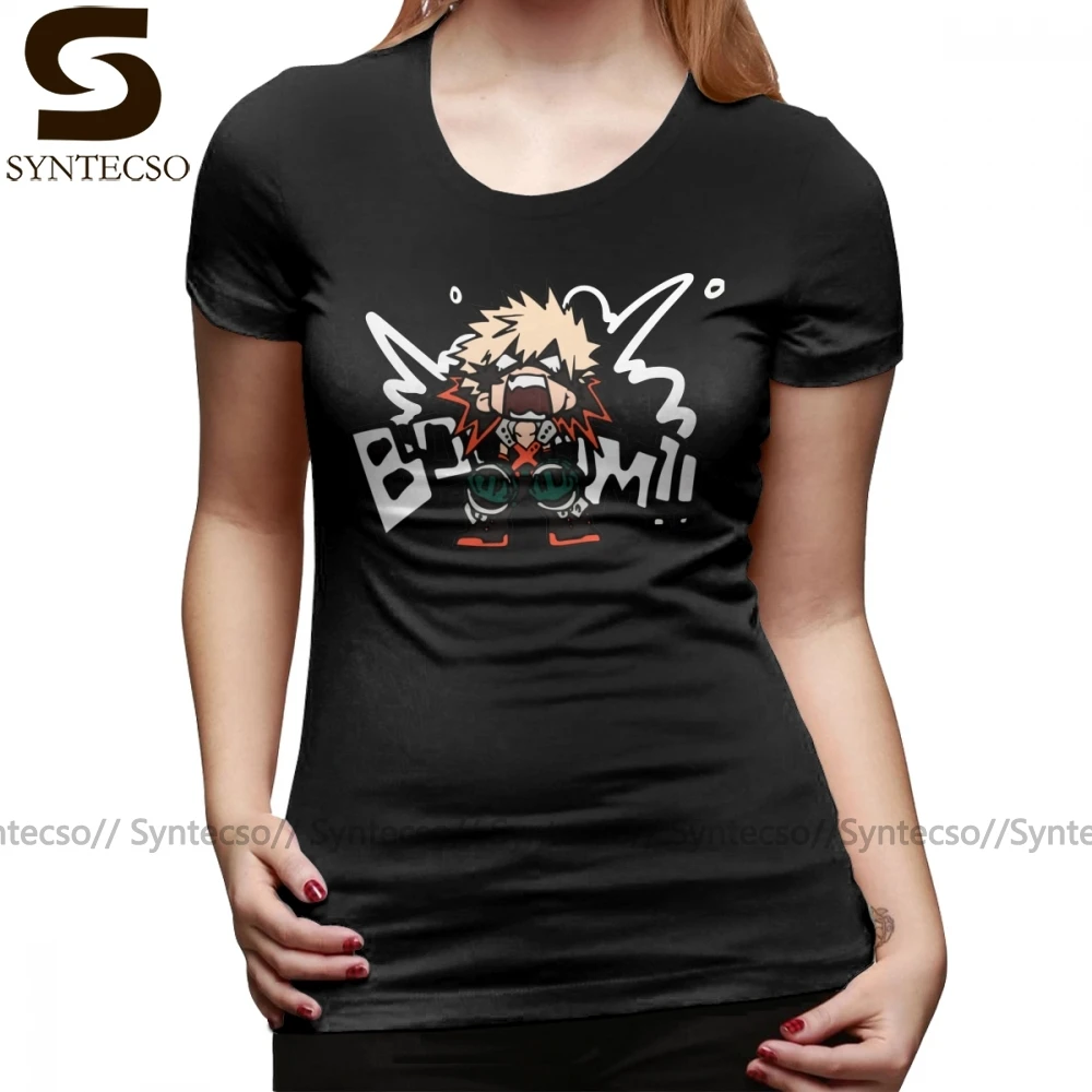 Футболка Otaku моя геройская академия Katsuki Bakugo BOOOM женская футболка с забавным