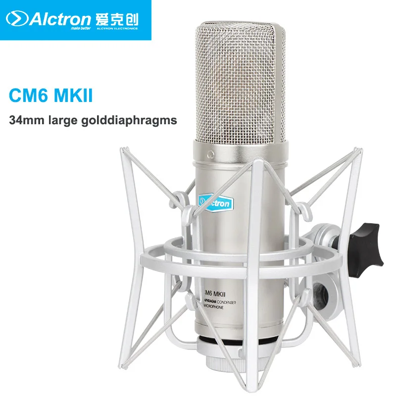 Конденсаторный микрофон Alctron CM6 MKII кардиоидный конденсаторный с большой