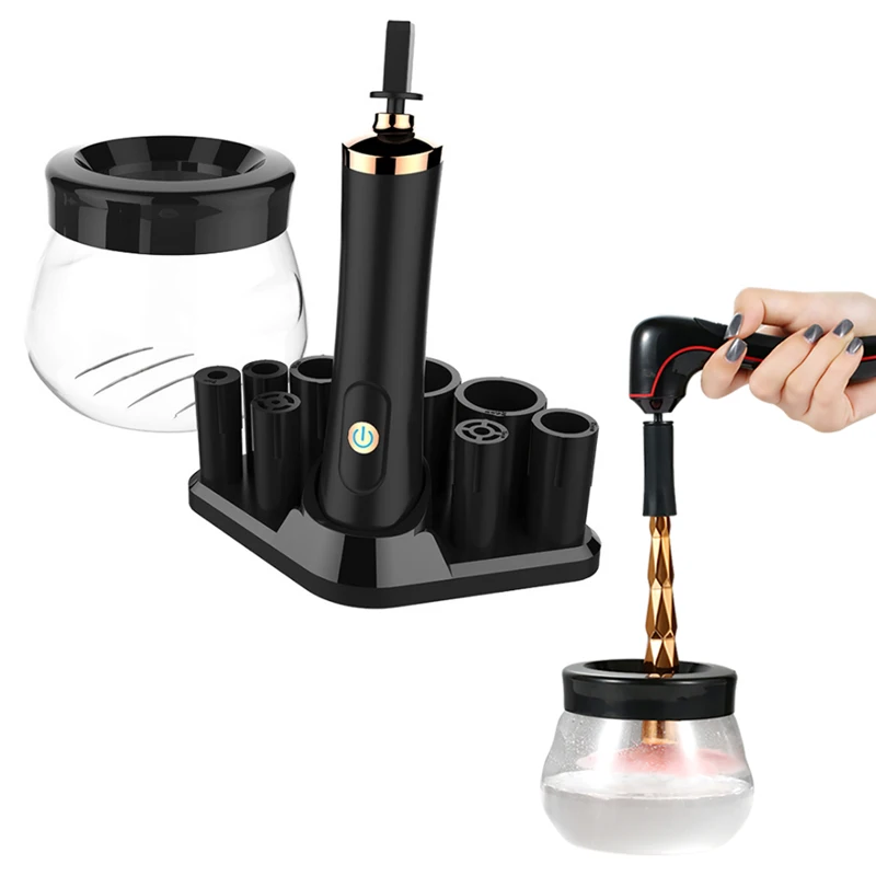 

Electric Makeup Brush Cleaner Convenient Silicone Make up Brushes Washing Cleanser Cleaning Tool Machine Convenient Washing