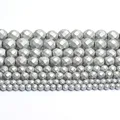 Faceted Matte Silver