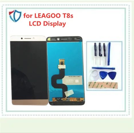 Сенсорный экран с ЖК дисплеем в сборе матричный дисплей для LEAGOO T8s T8 s бесплатная