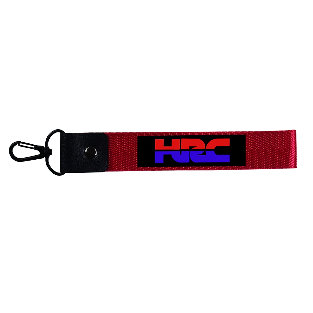 New Motorcycle Keychain For Honda HRC CBR CBR1000RR CBR650F CBR600RR CBR500R CBR300R CBR250R Keyring Car Key Strap Phone Lanyard - Название цвета: Red