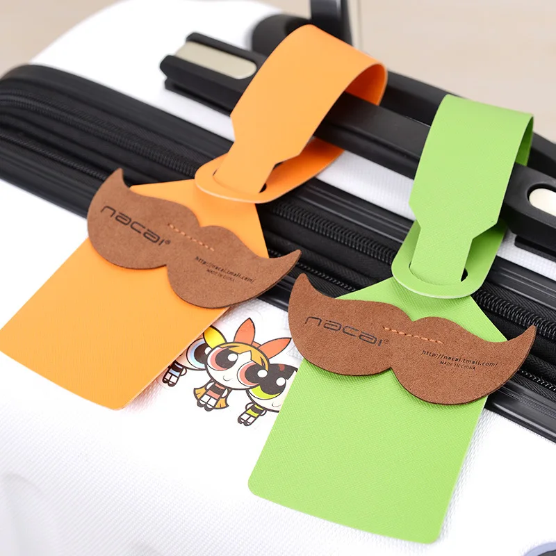 8111 nacai Nacai Bearded Luggage Tag Travel Lugguge Consignment Card Luggage Hangtag