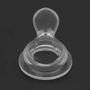 

Infant Baby Silicone Feeding Bottle Nipple Spoon Rice Paste Spoon Food Feeder
