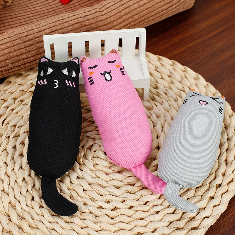Кошачья мята палец куклы игрушки С Кошачьей Мятой Забавный интерактивный