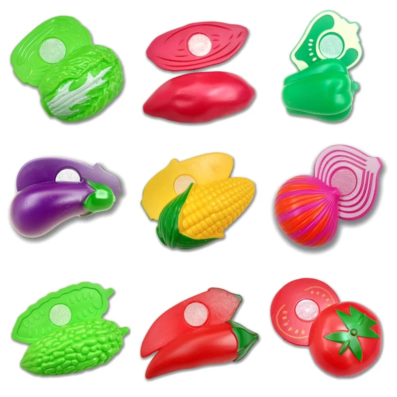  Children Play House Cutting & Vegetable Fruit Cut Kindergarten Toys Teaching Aids in Bulk - 4000292602634