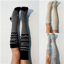 Mooirue-Thigh-High-Socks-Women-Autumn-Winter-Vintge-Casual-Streetwear-Plaid-Kwakii-Kintting-Socks-58cm-Harajuku