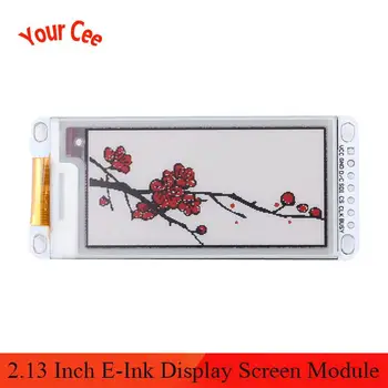 

2.13 Inch E-Paper Module E-Ink Display Screen Module Black Red White Color SPI Supports Partial Refresh For Arduino