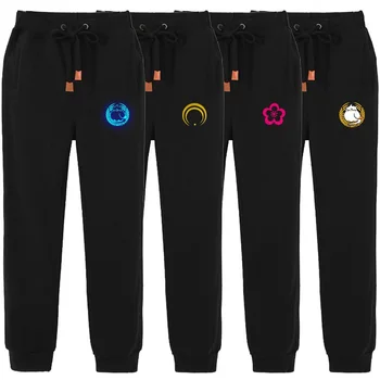 

High-Q Unisex Anime noctilucent KATSUGEKI/TOUKEN RANBU Touken Ranbu Online Full Length Pencil Pants cosplay Casual lOVERS Pants