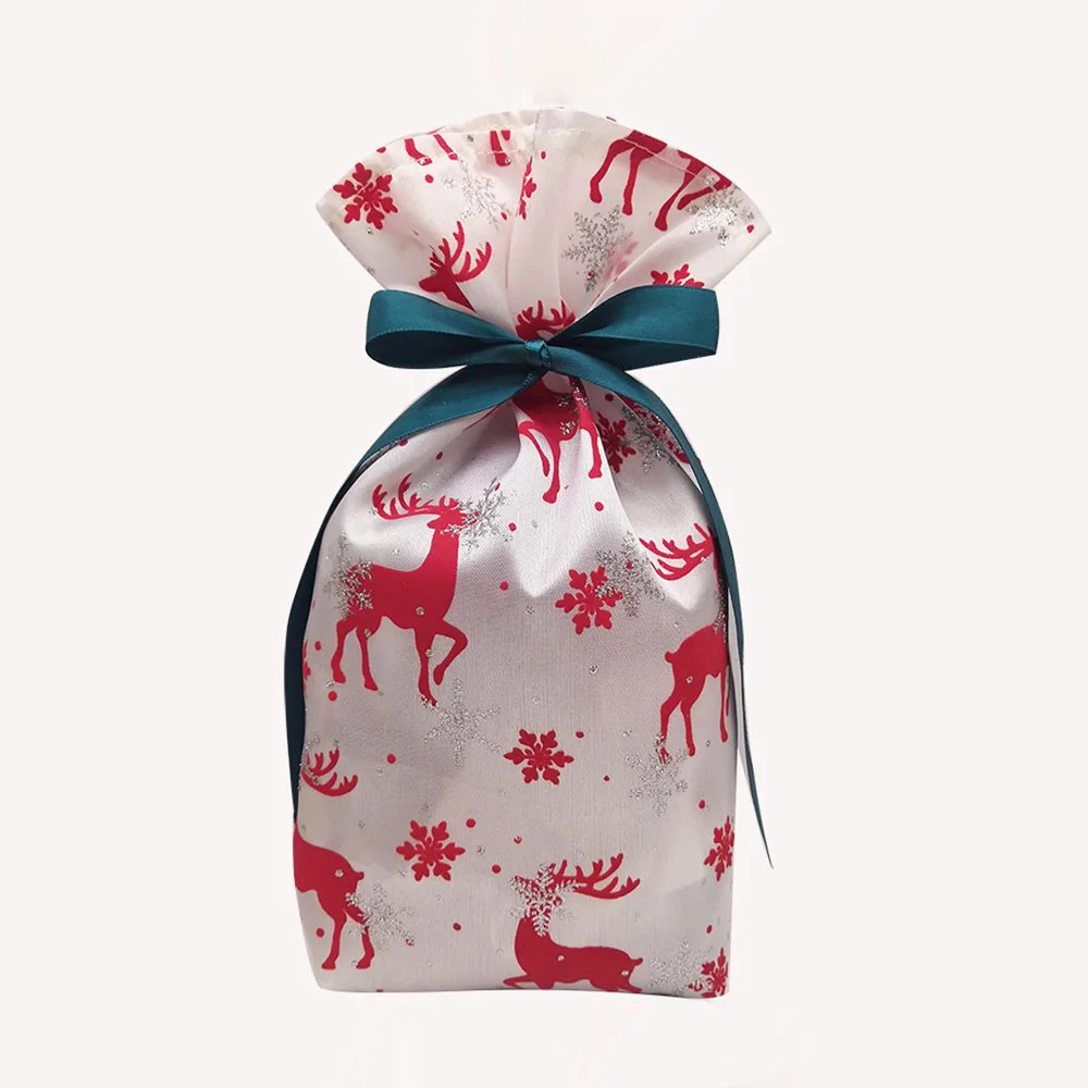 

Christmas Gift Bags Cute Drawstring Goody Bags Gift Wrapping Party Favors For Christmas 17x27 Can Customized Logo