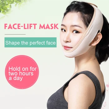 

V-Line Face Skin Facial Lifting Relaxation Lift Up Bandage Correction Reduction Double Chin Face 3D Shaper Band Slimming Edema