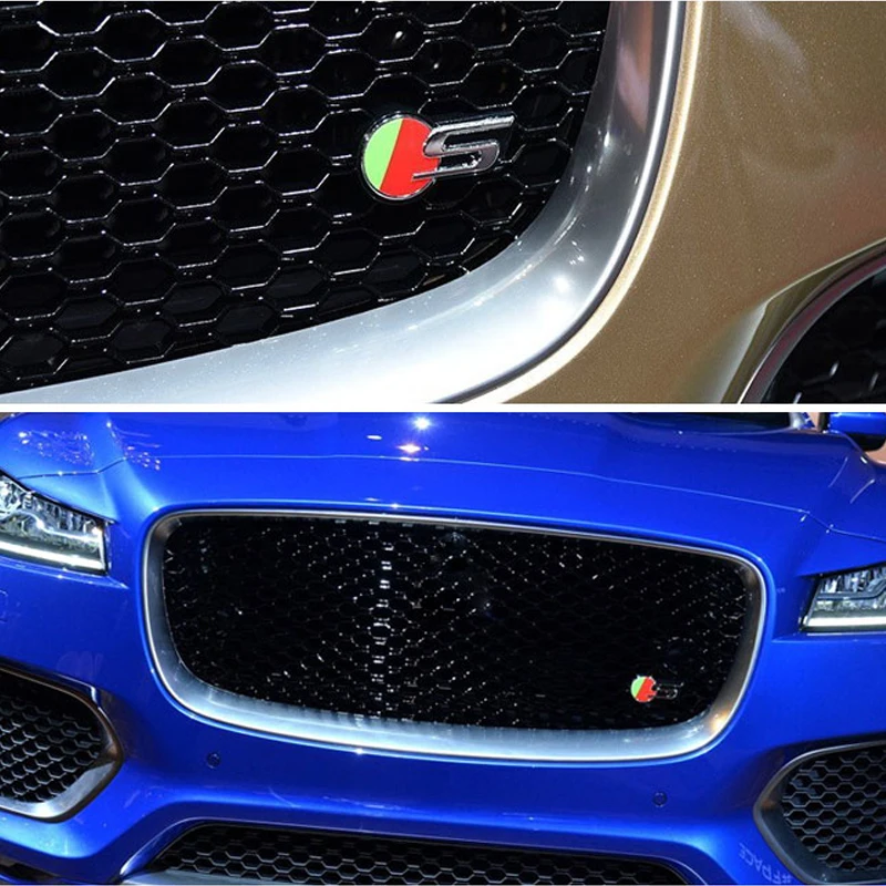 AQTQAQ 1Pcs 3D Metal 25T 35T AWD Car Side Fender Rear Trunk Emblem Badge Sticker Decals for Jaguar F PACE accessories decoration|Наклейки