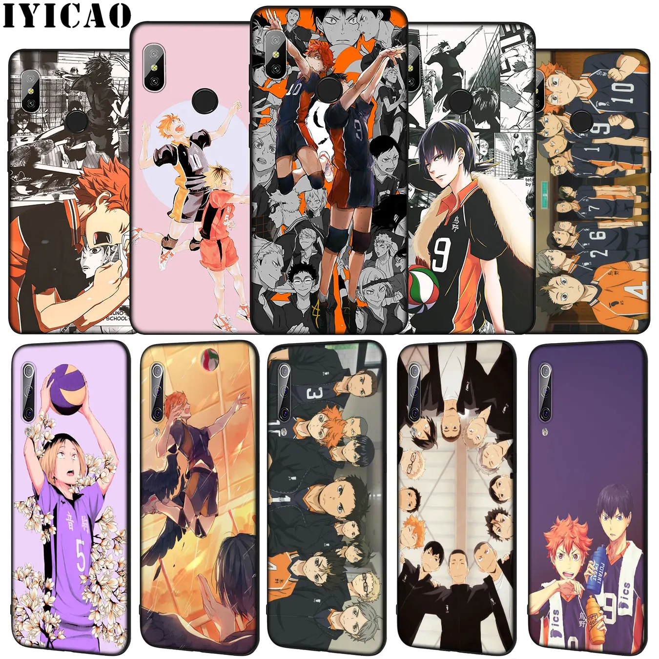 Мягкий силиконовый чехол IYICAO Haikyuu Hinata для телефона Xiaomi Mi 10 9 9T A3 Pro 8 SE A2 Lite A1 CC9 CC9E 6