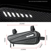 WILD MAN Bicycle Bag Rainproof Front Bike Frame Bag Hard Shell Cycling Triangle Tools Bag Mtb Accessories ► Photo 3/6