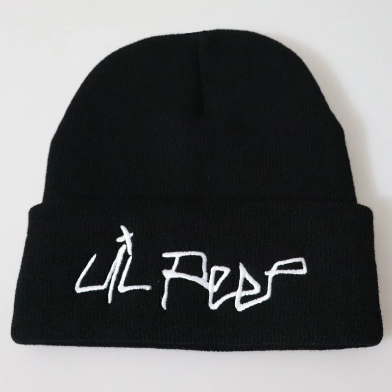 Lil Peep Beanie с вышивкой Love для мужчин и женщин, вязаная шапка, вязанные шапочки Skullies, теплая зимняя шапка унисекс для катания на лыжах в стиле хип-хоп, шапка Sad girl Face