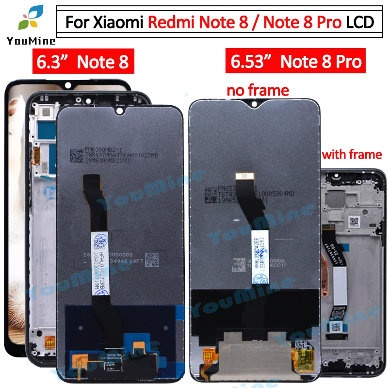 Для Xiaomi Redmi note 8 note8 ЖК дисплей сенсорный экран дигитайзер сборка запасные части
