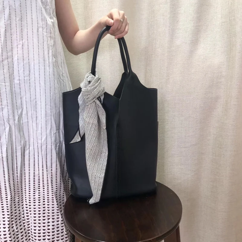 

Casual Women Handbags Brand Designer Tote Bag Female Shoulder Bag High Quality PU leather Soft Ladies Middle Bag Set Whole Sale